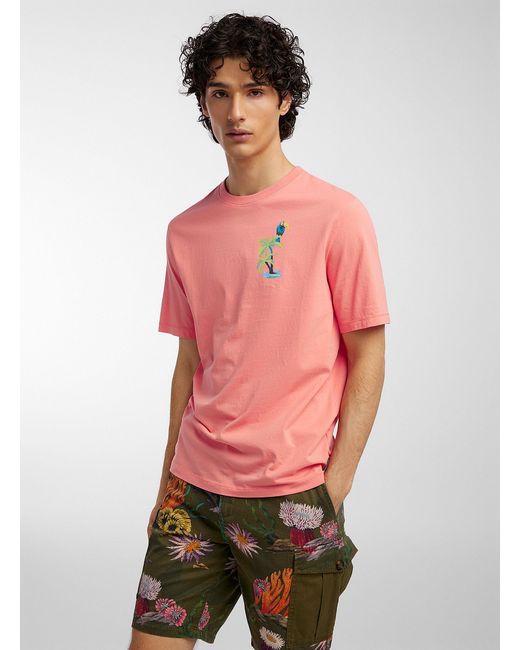 Scotch & Soda Red Exotic Toucan T for men