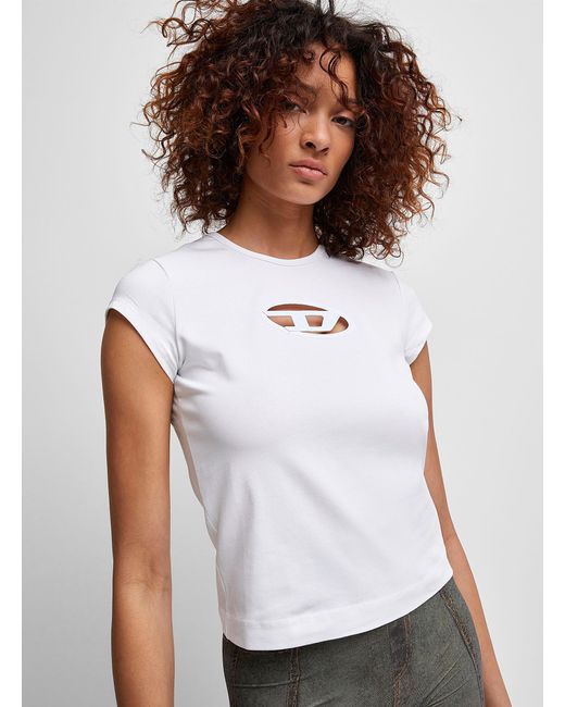 DIESEL T-angie T-shirt (women, White, Large)