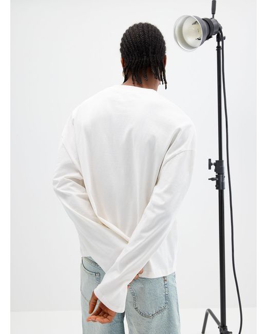 Papi Gray Crest Print Long for men