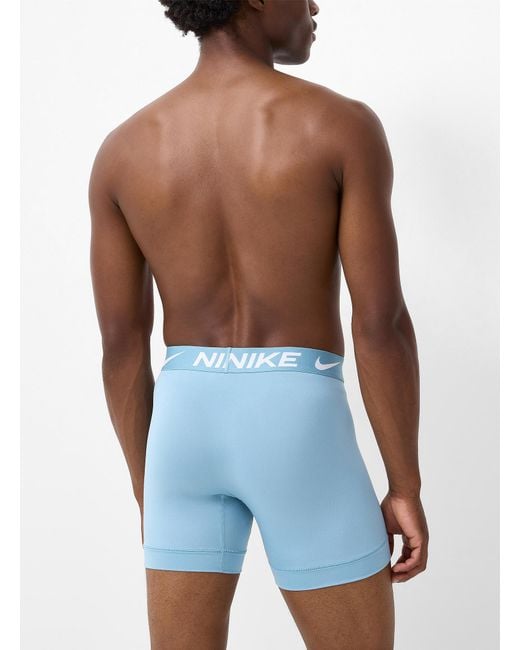 Nike Brown 6" Blue/black Essential Micro Boxer Briefs 3 for men
