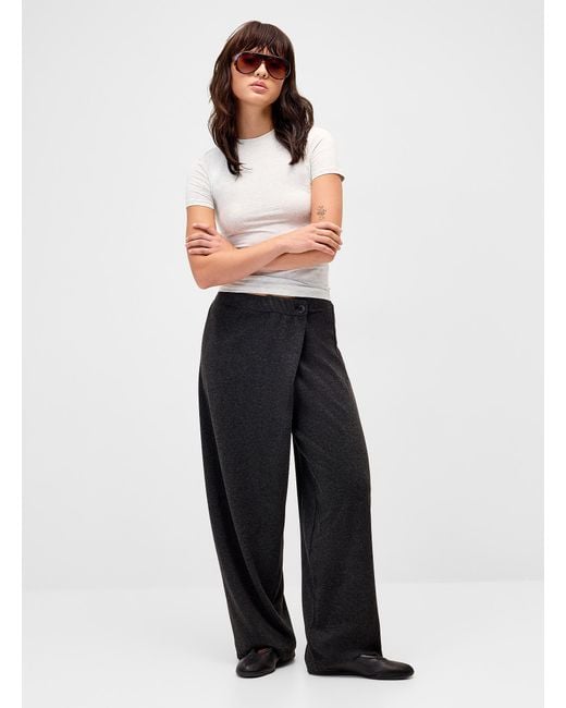 needii Multicolor Asymmetrical Buttoning Pant