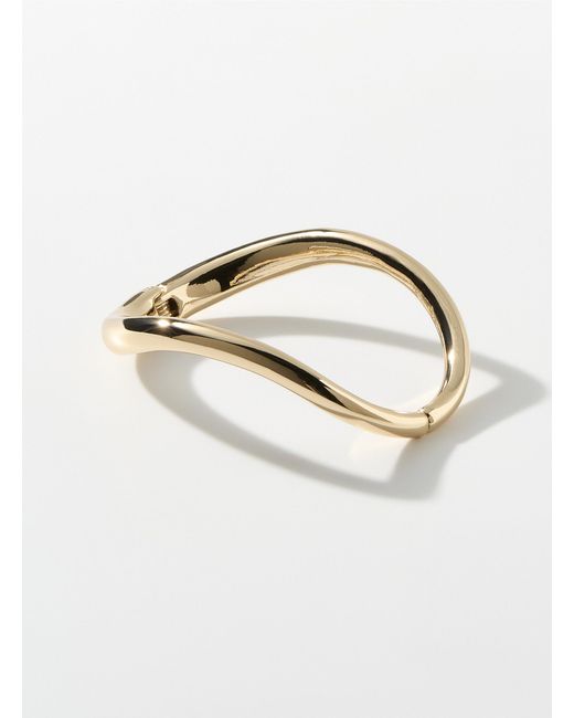 Simon's Metallic Curved Bangle