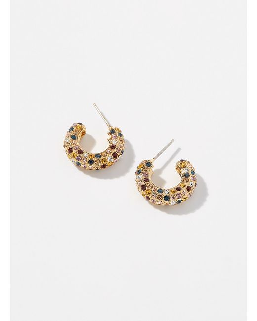 Simon's White Dazzling Hoops