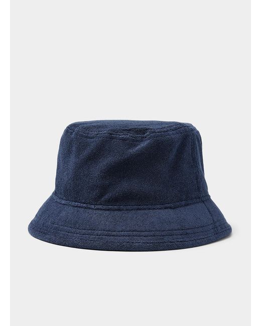 KTZ Blue New York Yankees Terry Bucket Hat for men