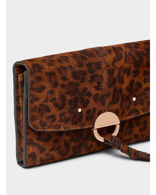 Vanessa Bruno Brown Leopard