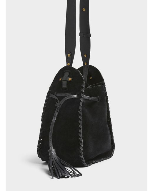 Isabel Marant Black Silao Bucket Bag