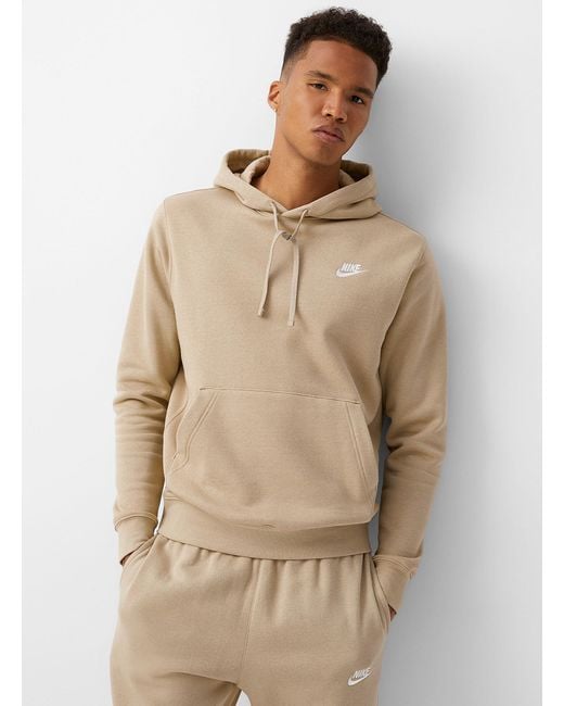 Nike Natural Embroidered Swoosh Hoodie for men