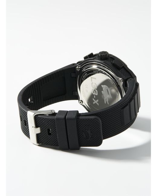 Lacoste Black Digital Sport Silicone for men