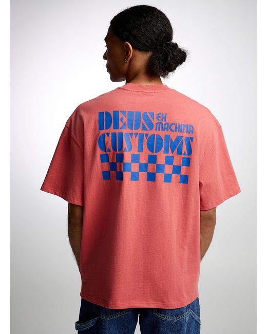 DEUS Red Trip Coral Boxy T for men