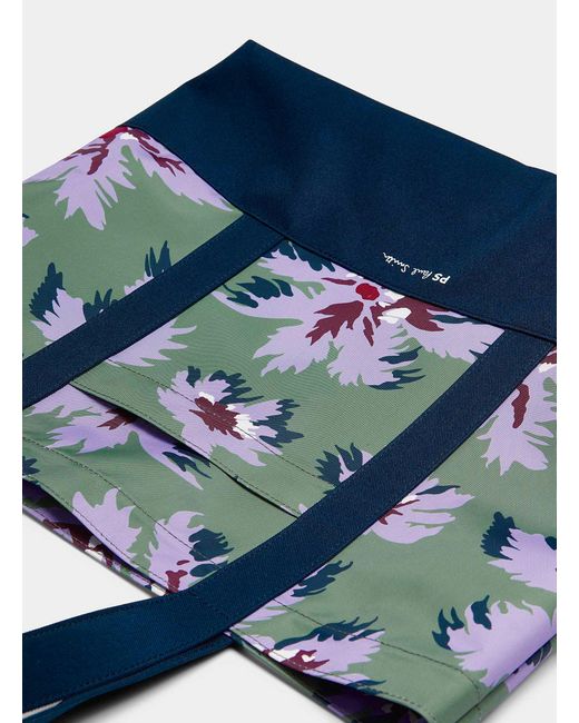 PS by Paul Smith Blue Lilac Flowers Tote for men