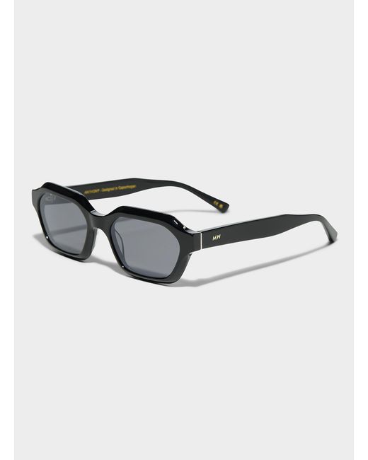 Messyweekend Black Anthony Angular Sunglasses for men
