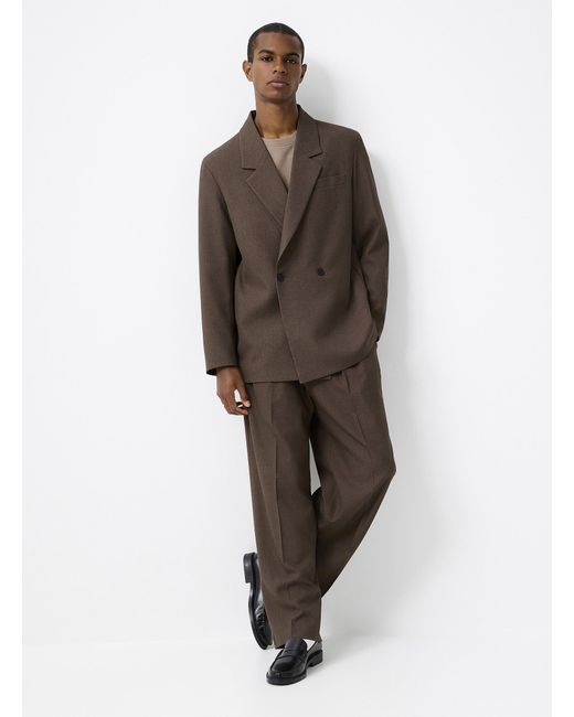Le 31 Brown Oversized Double for men