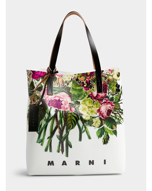 Marni Multicolor Tribeca Mystical Bloom Tote Bag