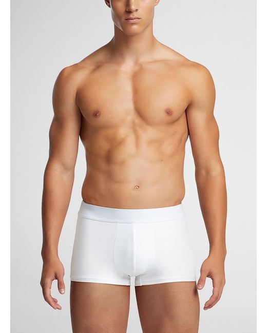 Le 31 White 2" Retransformed Polyester Microfibre Trunk for men