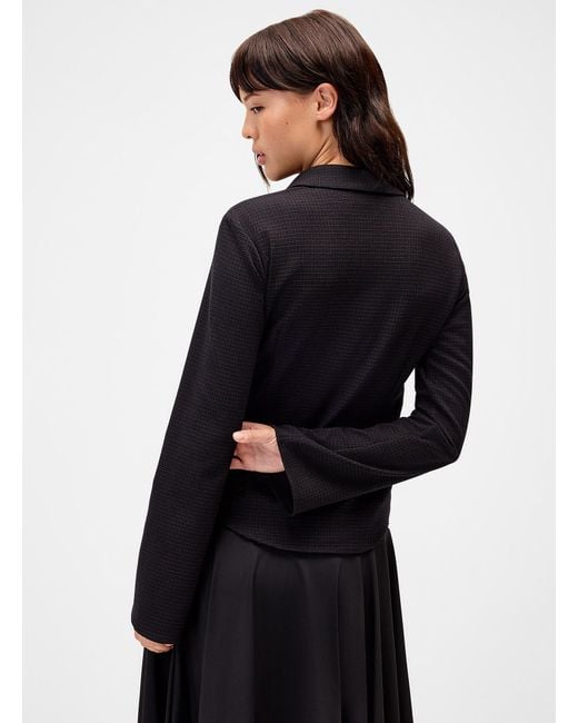 Twik Black Printed Cinched
