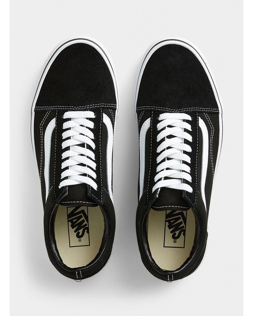 Vans Black And White Old Skool Sneakers Men for men