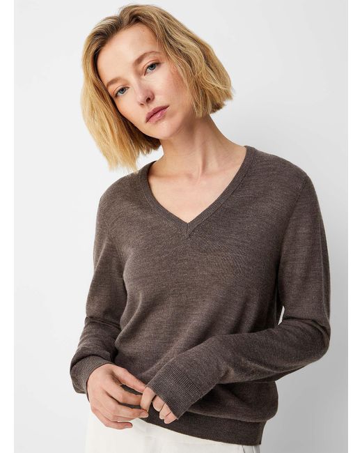 Contemporaine Gray Responsibly Sourced Merino Wool V