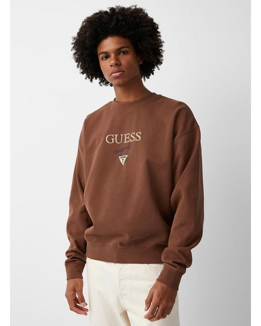 Guess originals roy crew sweatshirt sale