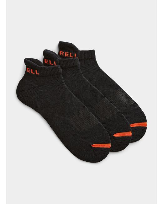 Merrell Black Performance Reinforced Ped Socks 3 for men
