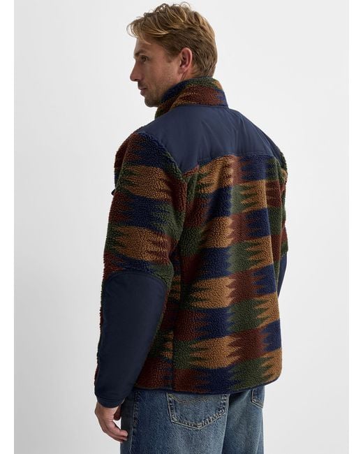 Hooké Blue Mistassini Fleecy Jacket for men