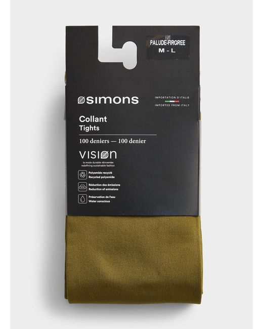 Simon's Multicolor Solid Comfortable Tights 100 Denier