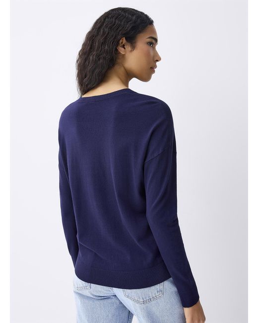 Twik Blue Loose Crew