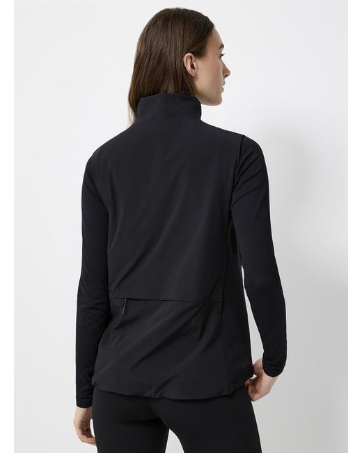 I.FIV5 Black Insulated Vest Biosourced Sorona Insulation
