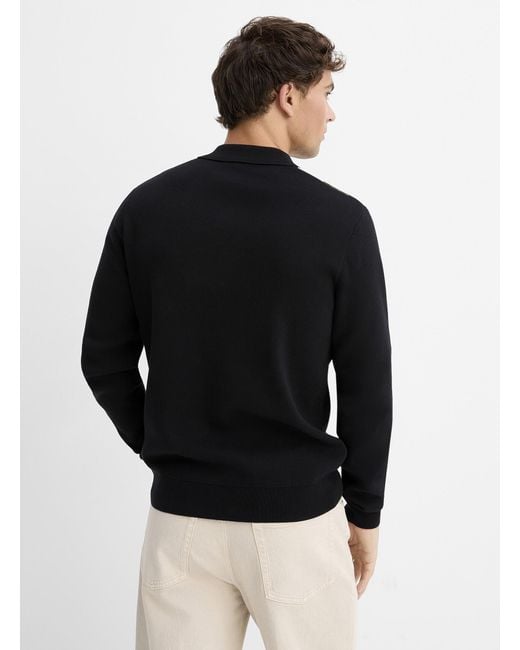 Fred Perry Black Retro Block Polo for men