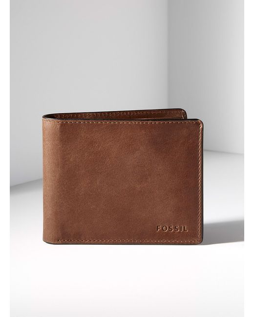 Fossil Derrick Rfid Passcase Wallet 