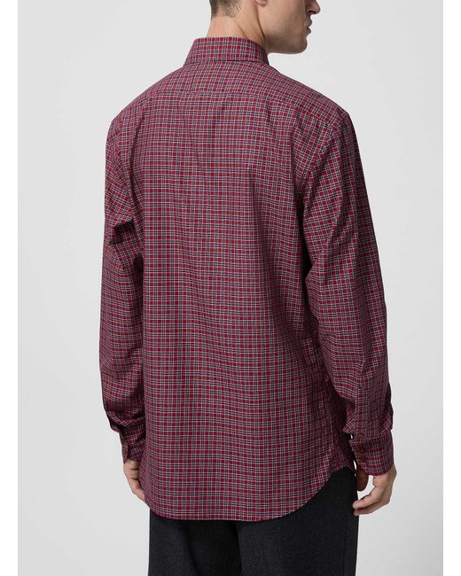 Vivienne Westwood Purple Ghost Tartan Pattern Shirt for men