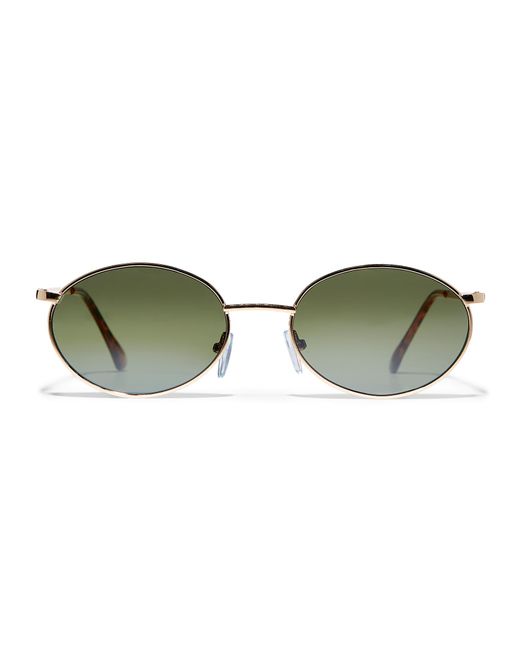 Le 31 Leo Oval Sunglasses in Green for Men | Lyst
