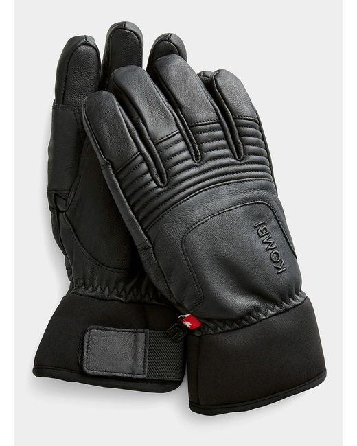 Kombi Drifter Topstitched Leather Gloves in Black for Men Lyst