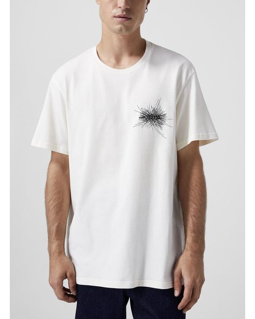 Isabel Marant White Honore Scribble Logo T for men