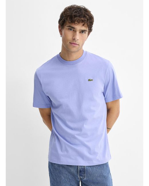 Lacoste Blue Croc Logo Solid T for men