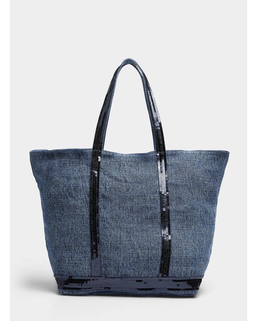 Vanessa Bruno Blue Sequined Denim