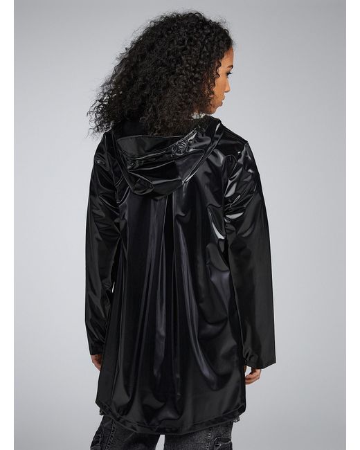 Rains A-line Raincoat (women, Black, Large)