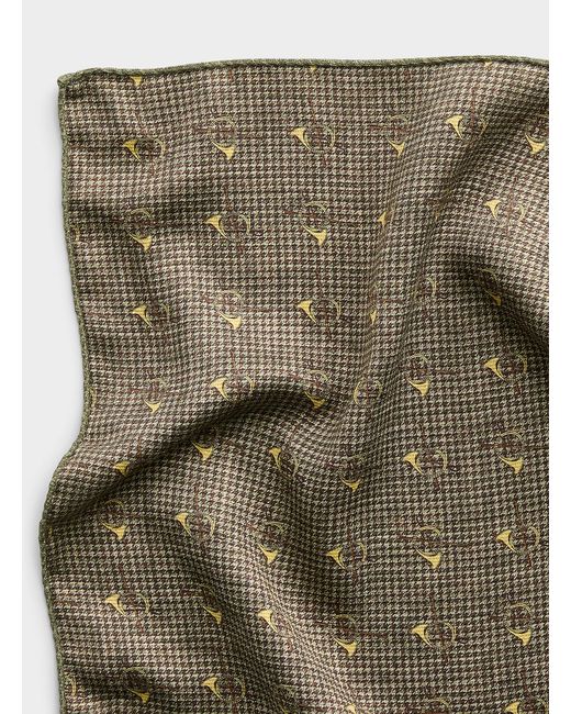 Le 31 Gray Hunter Pocket Square for men