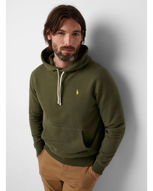 Hoodie with polo rider print, Polo Ralph Lauren, black