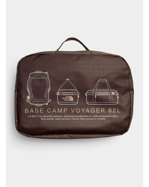 the-north-face-large-base-camp-voyager-duffle-bag-in-brown-for-men-lyst