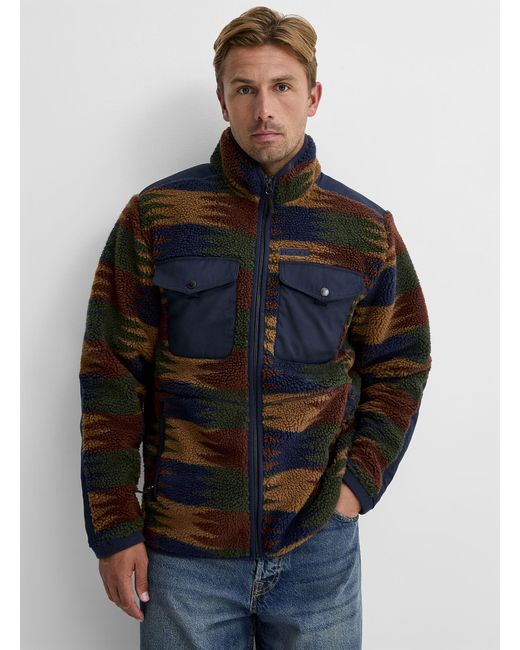 Hooké Blue Mistassini Fleecy Jacket for men