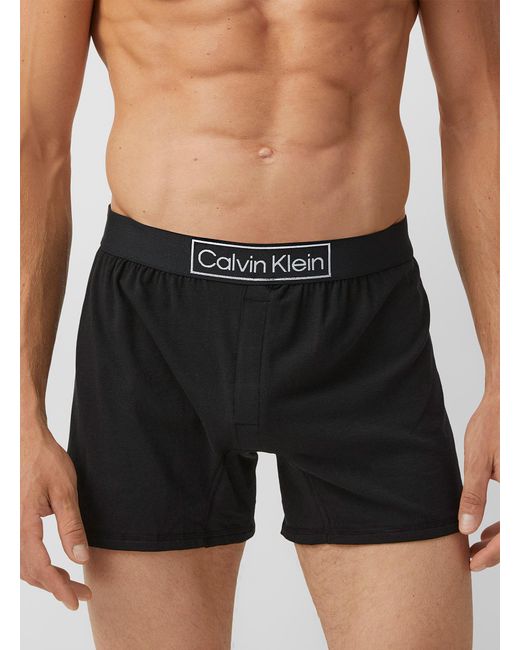 Calvin Klein Cotton Heritage Loose Boxer Brief in Black for Men Lyst Canada