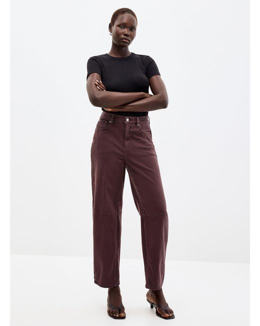 Yoga Jeans Multicolor Solid Barrel