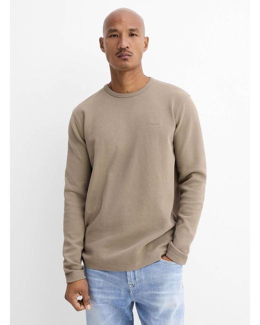 Boss Natural Tempesto Waffle T for men