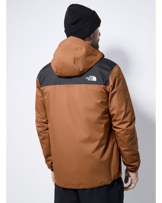 The North Face Brown Antora Hooded Raincoat for men