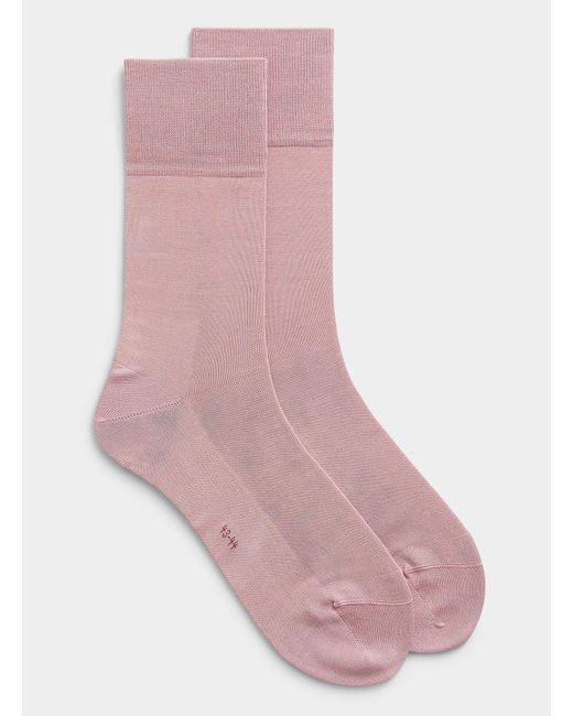 Falke Pink Tiago Lisle Socks for men