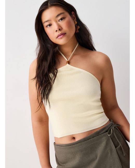 Twik Multicolor Triangle Halter Cami