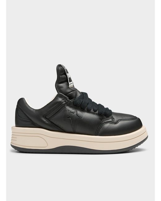 Rick Owens Black Turbowpn Quilted Sneakers Men for men