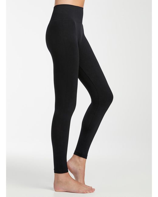 Simon's Black Microfibre legging