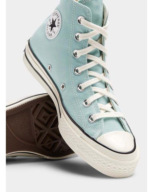 Converse Canvas Soft Juniper Chuck 70 High Top Sneakers Women in Lime