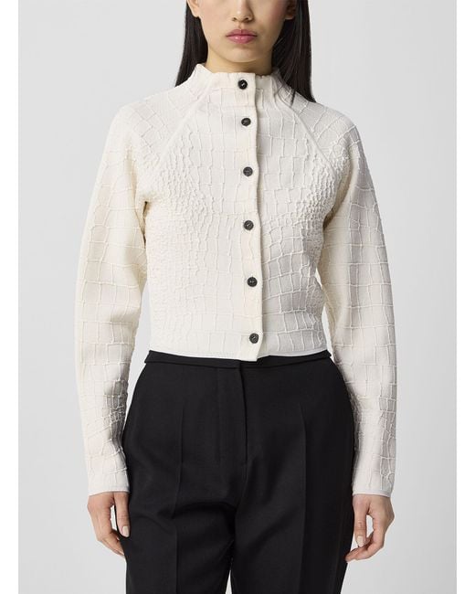 Jacquemus Natural Scala Textured Cardigan